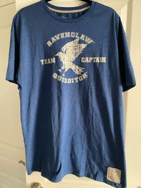 Ravenclaw Team Captain Blue Quidditch T-Shirt